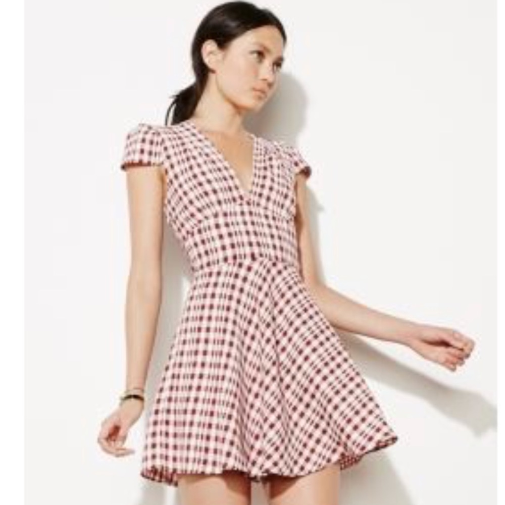 ❌SOLD❌ Reformation Macintosh Dotted Mini Dress XS - Picture 6 of 7